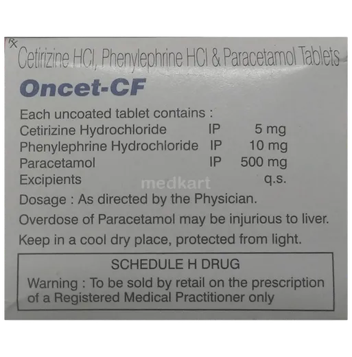 oncet cf tablet 15's